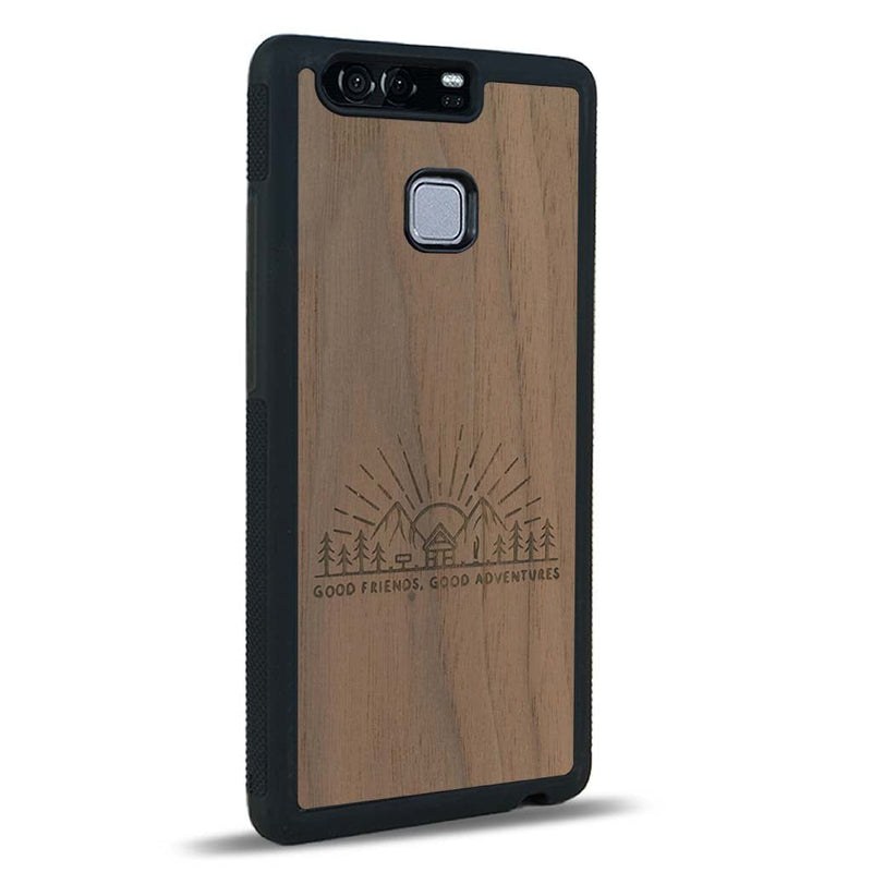 Coque Huawei P9 - Sunset Lovers - Coque en bois