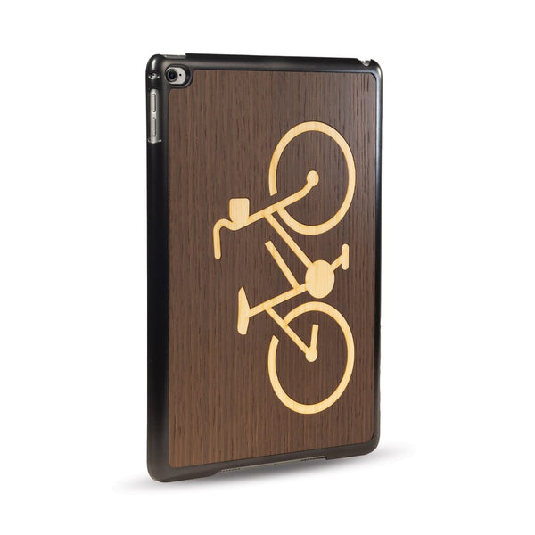 Coque Ipad - À Vélo - Coque en bois