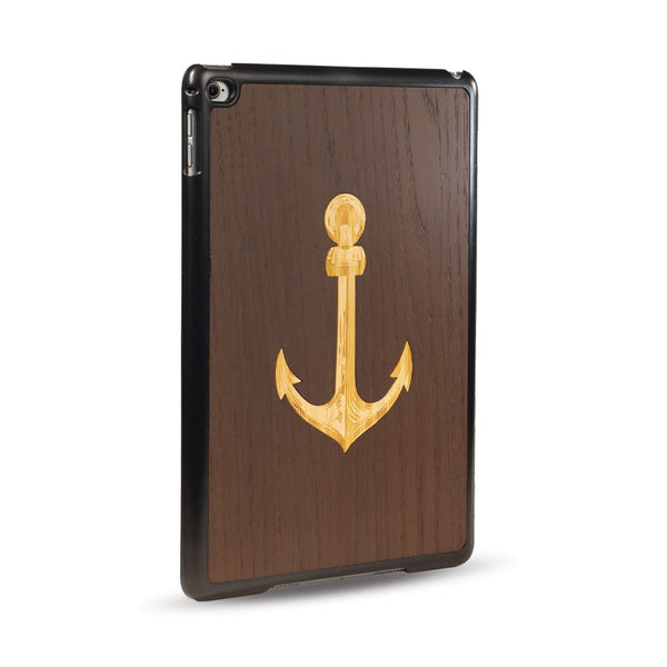 Coque Ipad - L'ancre - Coque en bois