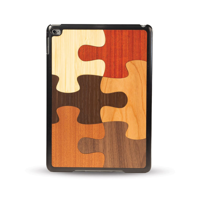 Coque Ipad - Puzzle - Coque en bois