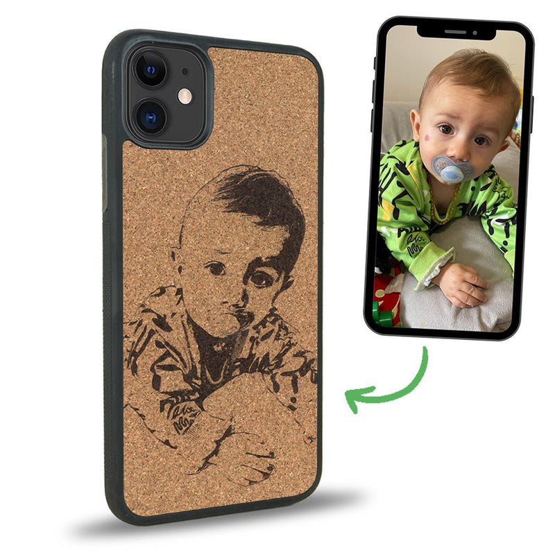 Coque iPhone 11 - La Personnalisable - Coque en bois