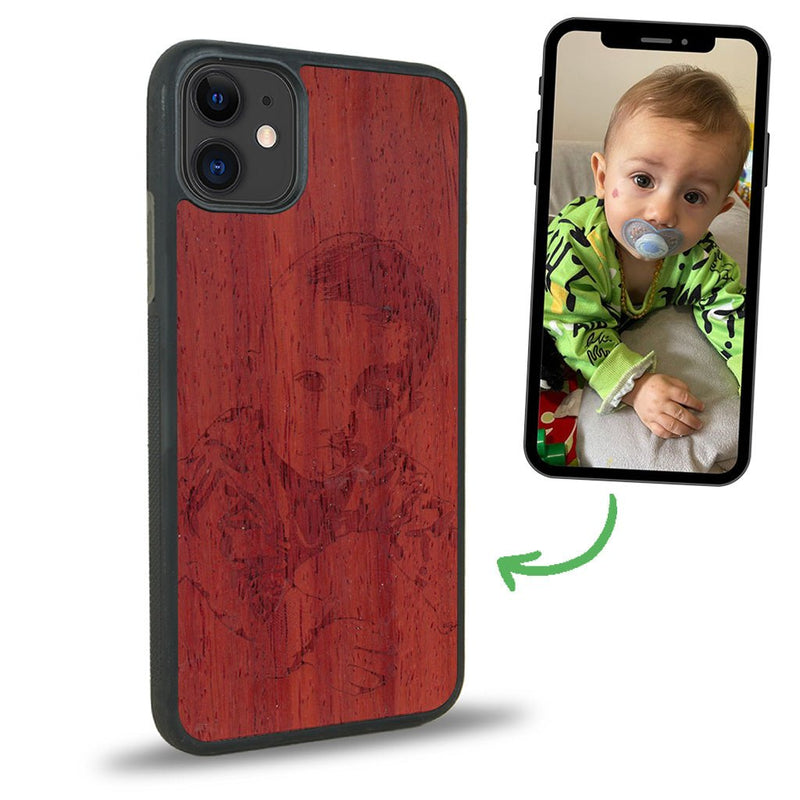 Coque iPhone 11 - La Personnalisable - Coque en bois