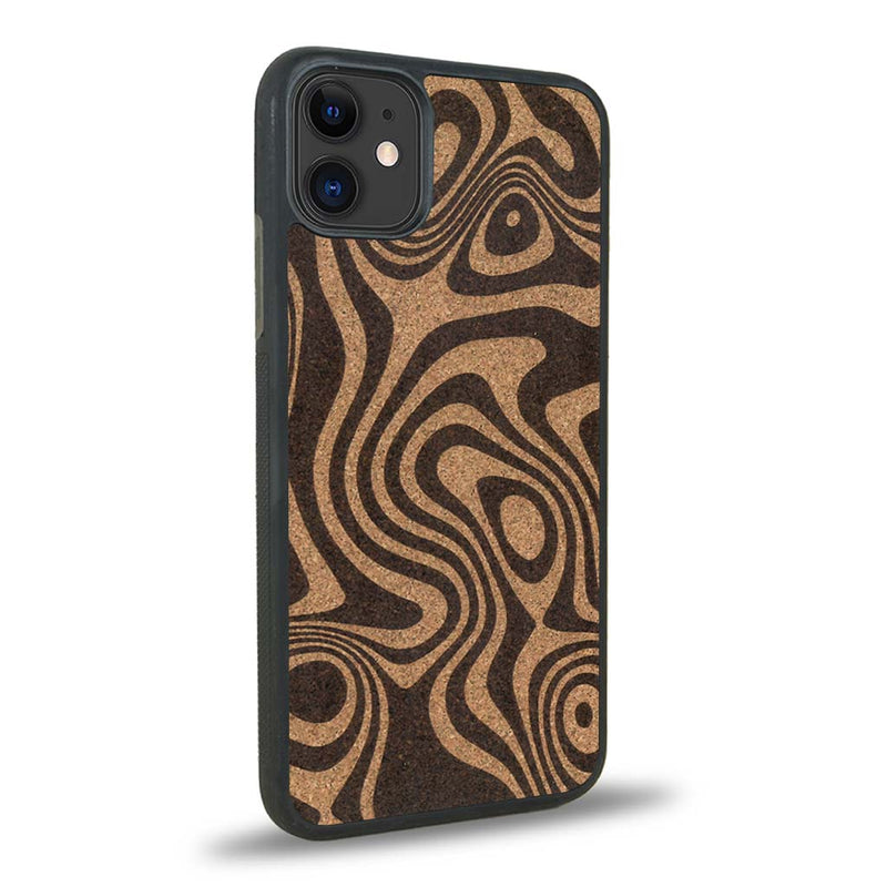 Coque iPhone 11 - L'Abstract - Coque en bois