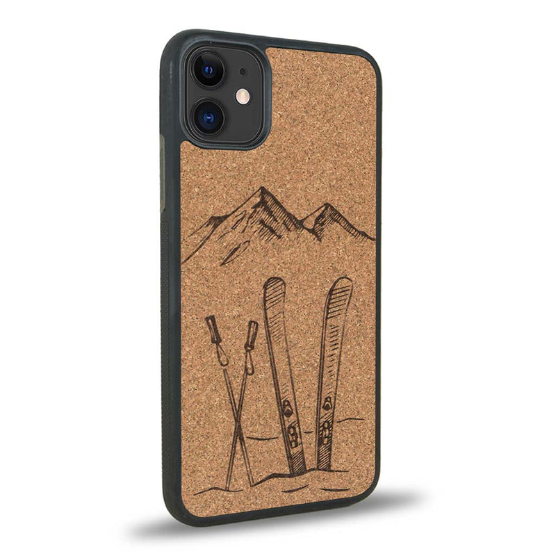 Coque iPhone 11 - Surf Time - Coque en bois