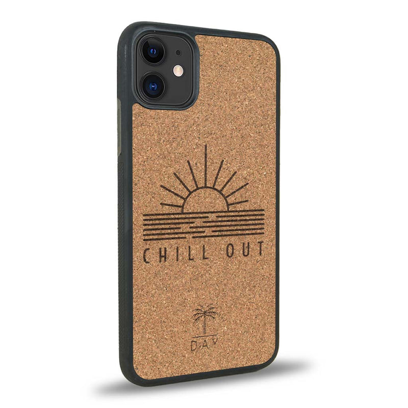 Coque iPhone 12 - La Chill Out - Coque en bois