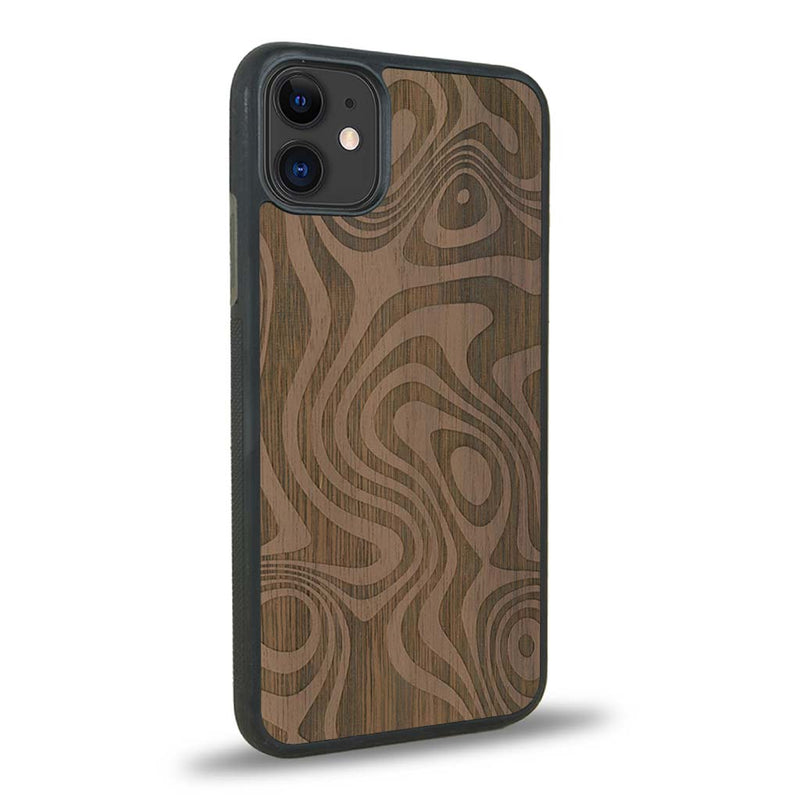 Coque iPhone 12 - L'Abstract - Coque en bois
