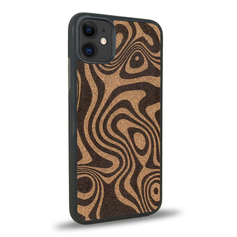 Coque iPhone 12 - L'Abstract - Coque en bois