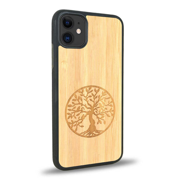 Coque iPhone 12 - L'Arbre de Vie - Coque en bois