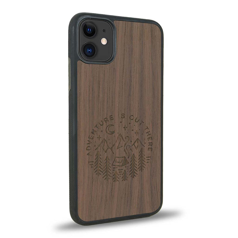 Coque iPhone 12 - Le Bivouac - Coque en bois