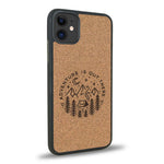 Coque iPhone 12 - Le Bivouac - Coque en bois