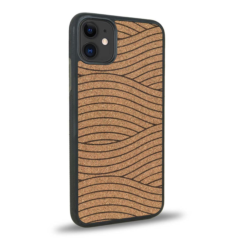Coque iPhone 12 - Le Wavy Style - Coque en bois