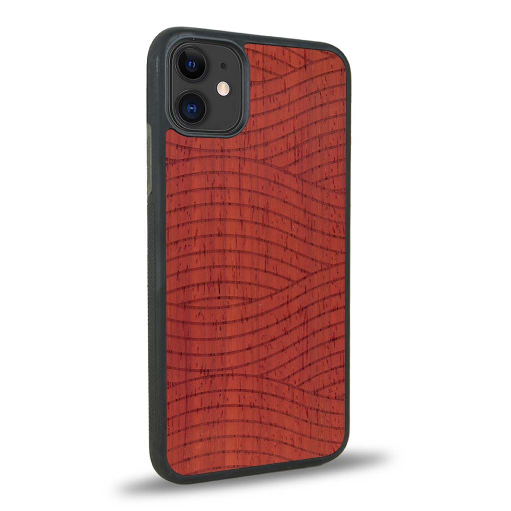 Coque iPhone 12 - Le Wavy Style - Coque en bois