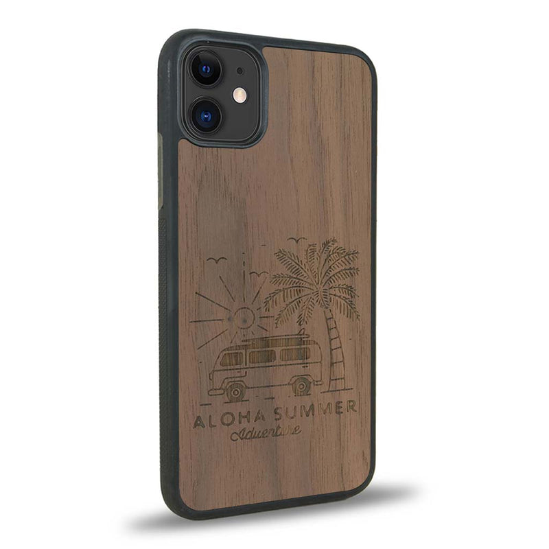 Coque iPhone 12 Mini - Aloha Summer - Coque en bois