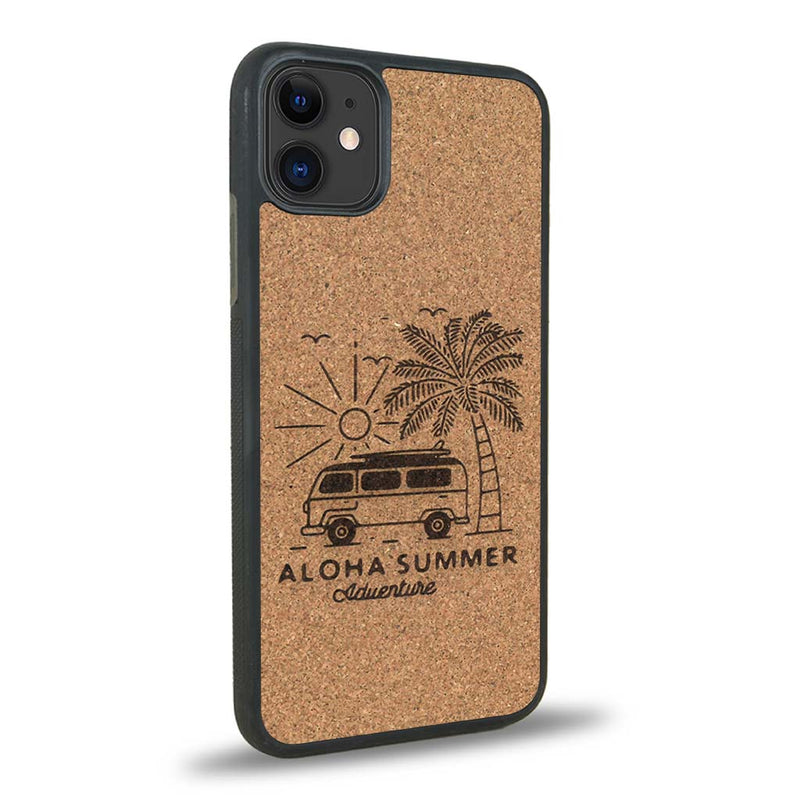 Coque iPhone 12 Mini - Aloha Summer - Coque en bois