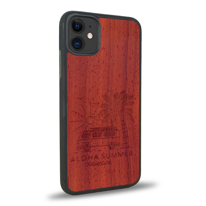 Coque iPhone 12 Mini - Aloha Summer - Coque en bois