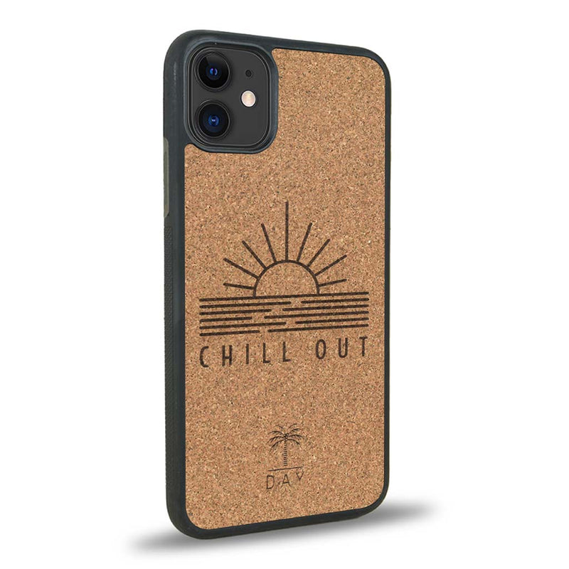 Coque iPhone 12 Mini - La Chill Out - Coque en bois