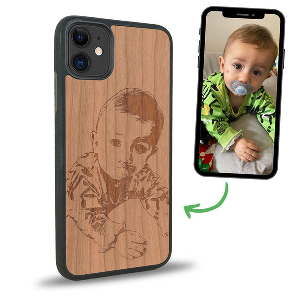 Coque iPhone 12 Mini - La Personnalisable - Coque en bois