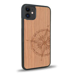 Coque iPhone 12 Mini - La Rose des Vents - Coque en bois
