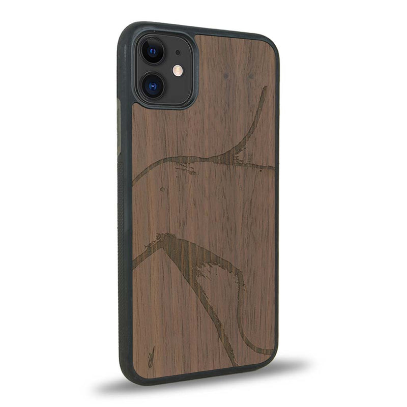 Coque iPhone 12 Mini - La Shoulder - Coque en bois