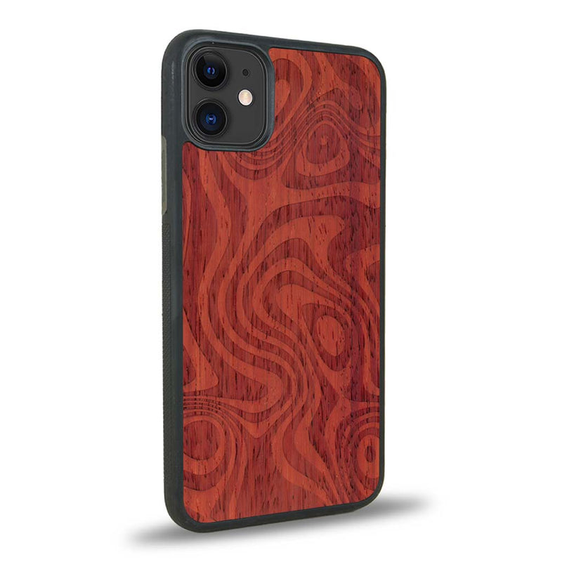 Coque iPhone 12 Mini - L'Abstract - Coque en bois