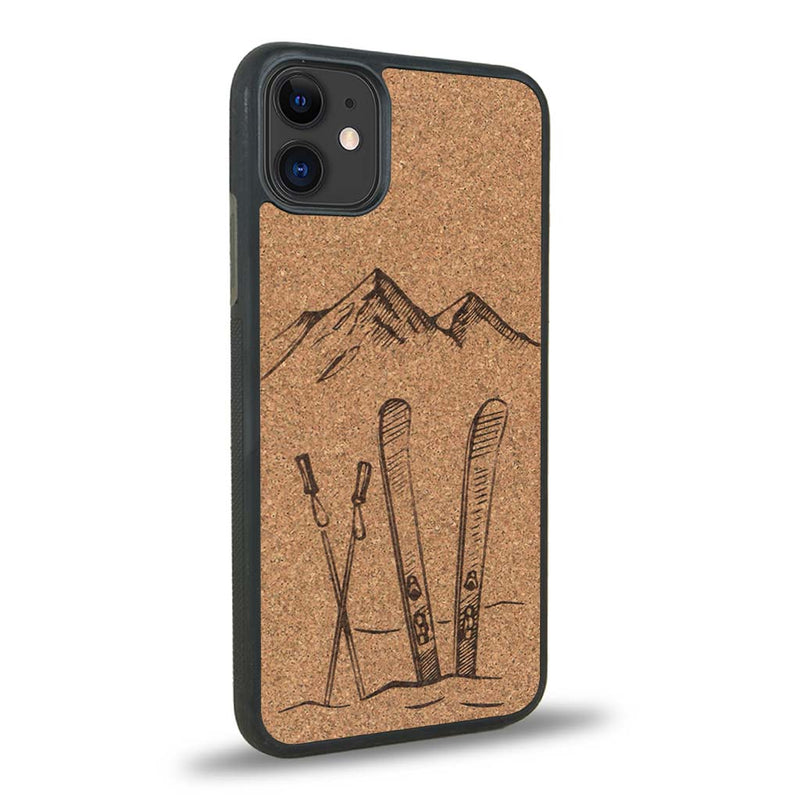 Coque iPhone 12 Mini - Surf Time - Coque en bois