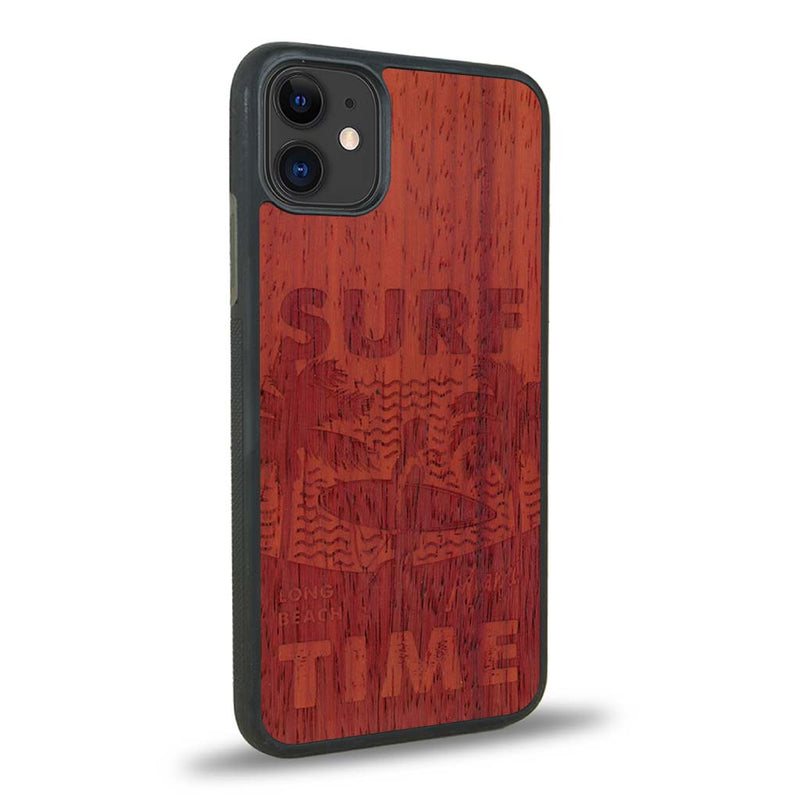 Coque iPhone 12 Mini - Surf Time - Coque en bois