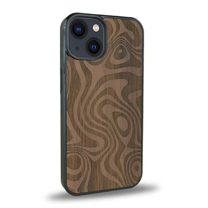 Coque iPhone 13 - L'Abstract - Coque en bois