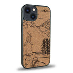 Coque iPhone 13 - L'Exploratrice - Coque en bois