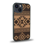 Coque iPhone 13 Mini - L'Aztec - Coque en bois
