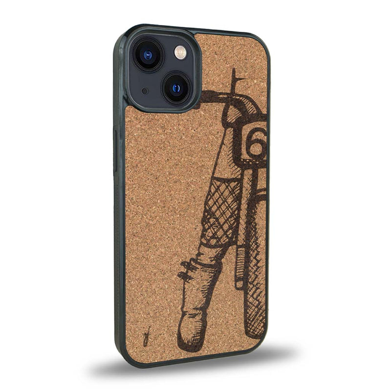 Coque iPhone 13 Mini + MagSafe® - On The Road - Coque en bois