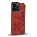 Coque iPhone 13 Pro Max - Le Flamant Rose - Coque en bois