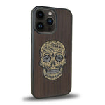 Coque iPhone 13 Pro Max + MagSafe® - La Skull - Coque en bois