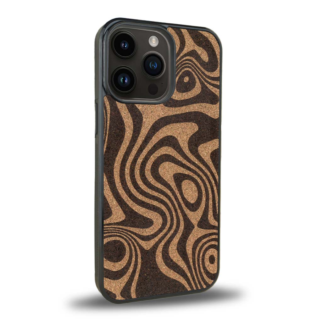 Coque iPhone 13 Pro Max + MagSafe® - L'Abstract - Coque en bois