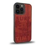 Coque iPhone 13 Pro Max - Surf Time - Coque en bois