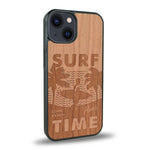 Coque iPhone 13 - Surf Time - Coque en bois