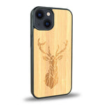 Coque iPhone 14 Plus - Le Cerf - Coque en bois
