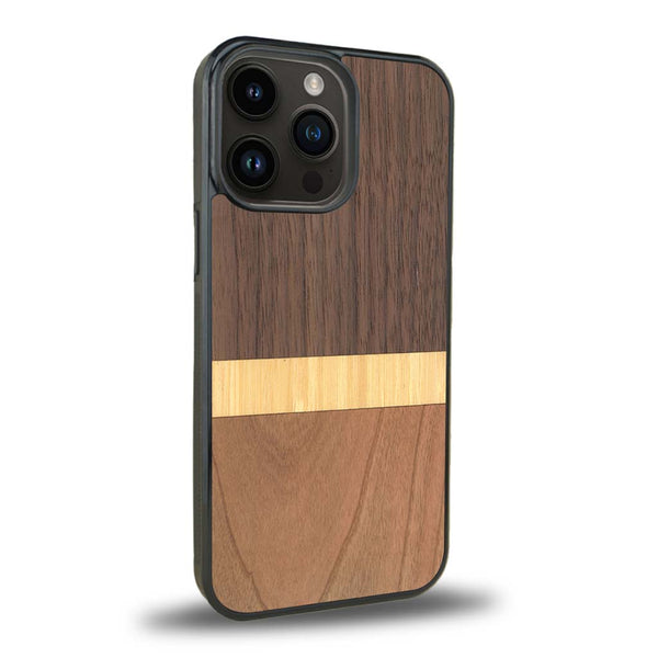 Coque iPhone 14 Pro - L'Horizon - Coque en bois