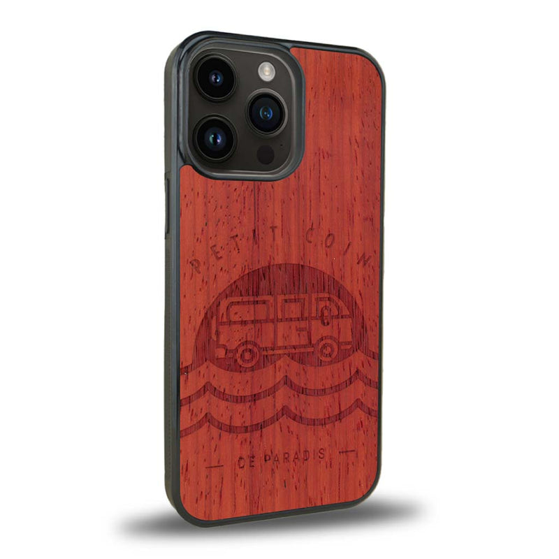 Coque iPhone 14 Pro + MagSafe® - Le Petit Coin de Paradis - Coque en bois