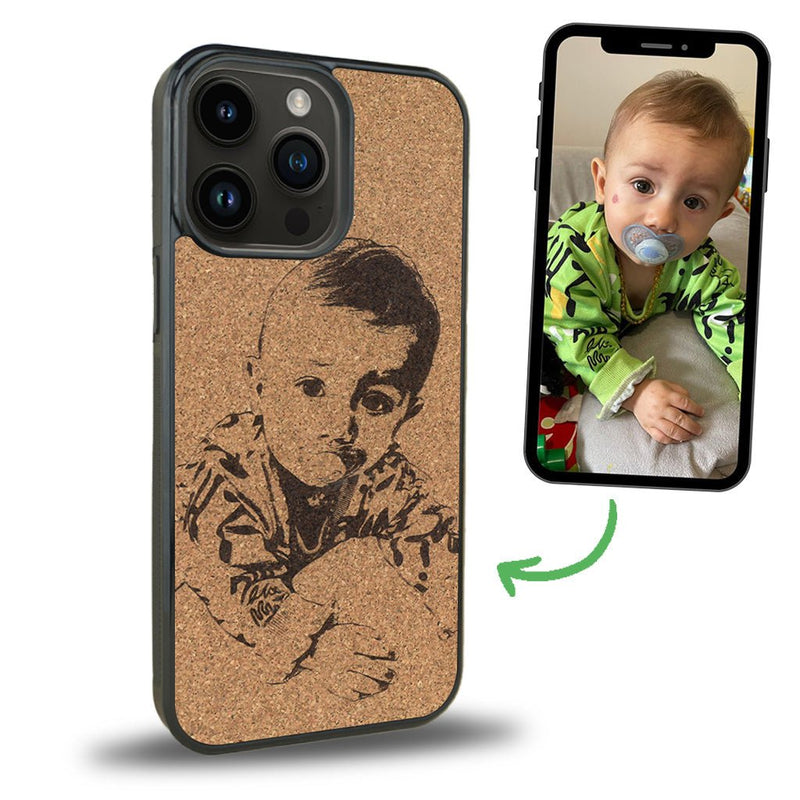 Coque iPhone 14 Pro Max + MagSafe® - La Personnalisable - Coque en bois