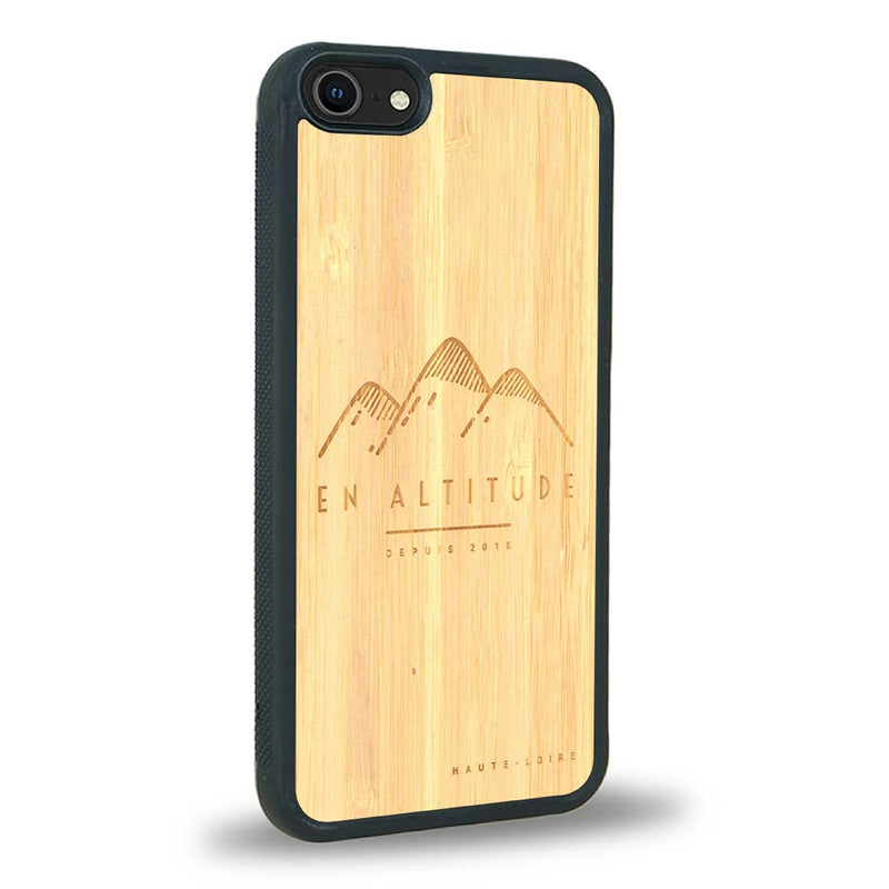 Coque iPhone 5 / 5s - En Altitude - Coque en bois
