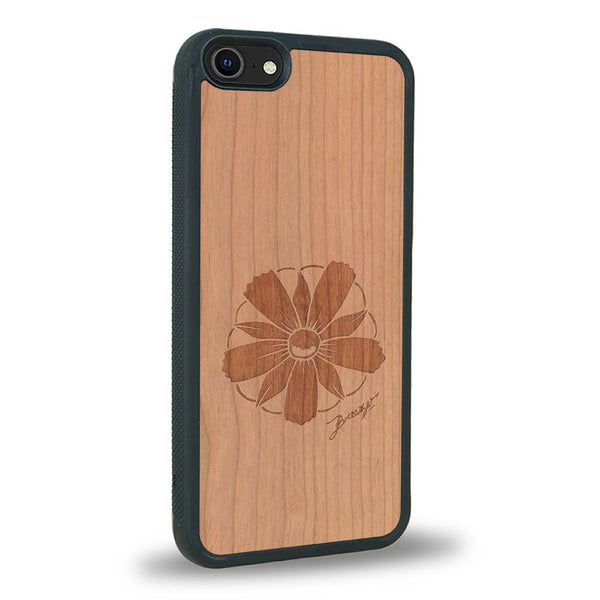 Coque iPhone 5 / 5s - La Fleur des Montagnes - Coque en bois