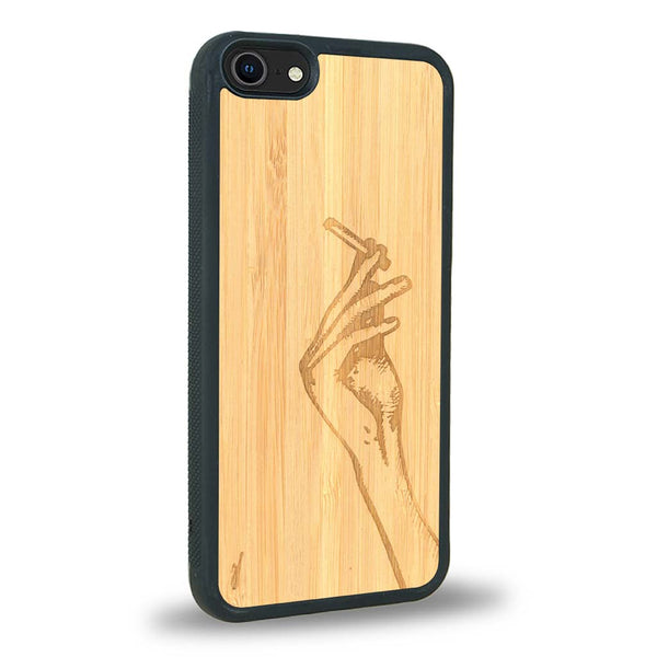 Coque iPhone 5 / 5s - La Garçonne - Coque en bois