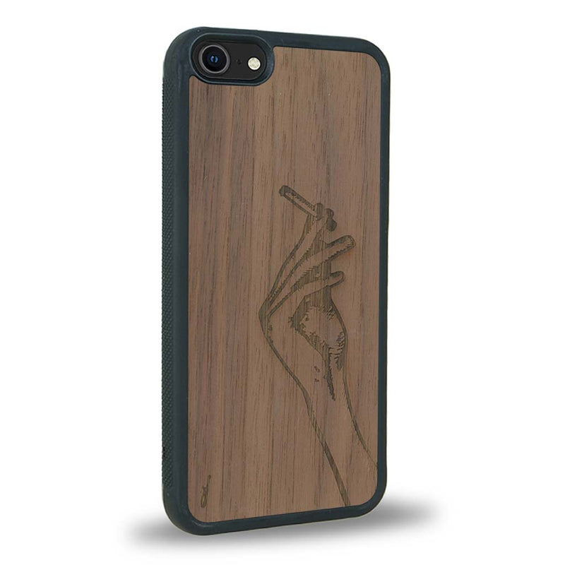 Coque iPhone 5 / 5s - La Garçonne - Coque en bois