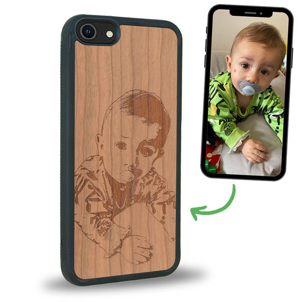 Coque iPhone 5 / 5s - La Personnalisable - Coque en bois