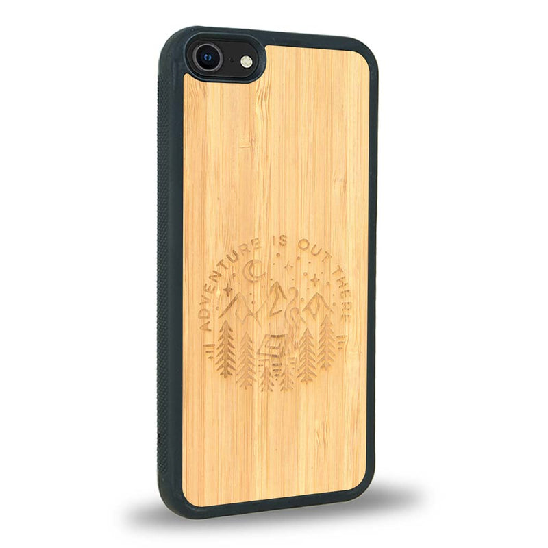Coque iPhone 5 / 5s - Le Bivouac - Coque en bois