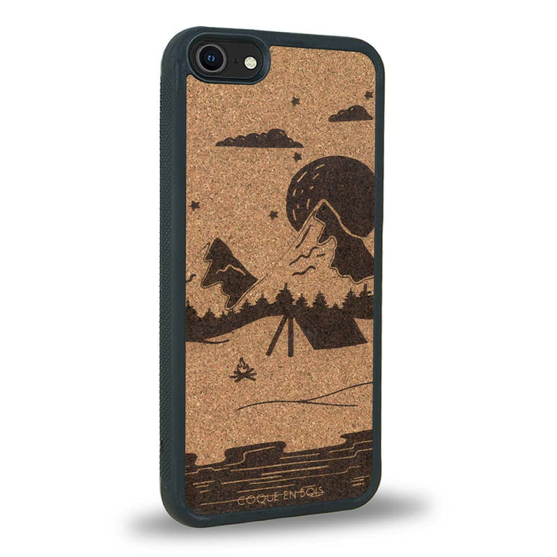 Coque iPhone 5 / 5s - Le Campsite - Coque en bois