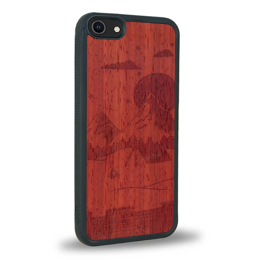 Coque iPhone 5 / 5s - Le Campsite - Coque en bois
