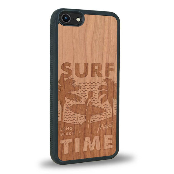 Coque iPhone 5 / 5s - Surf Time - Coque en bois