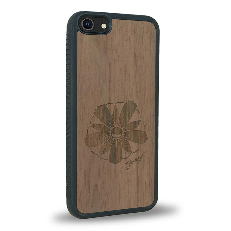 Coque iPhone 6 / 6s - La Fleur des Montagnes - Coque en bois