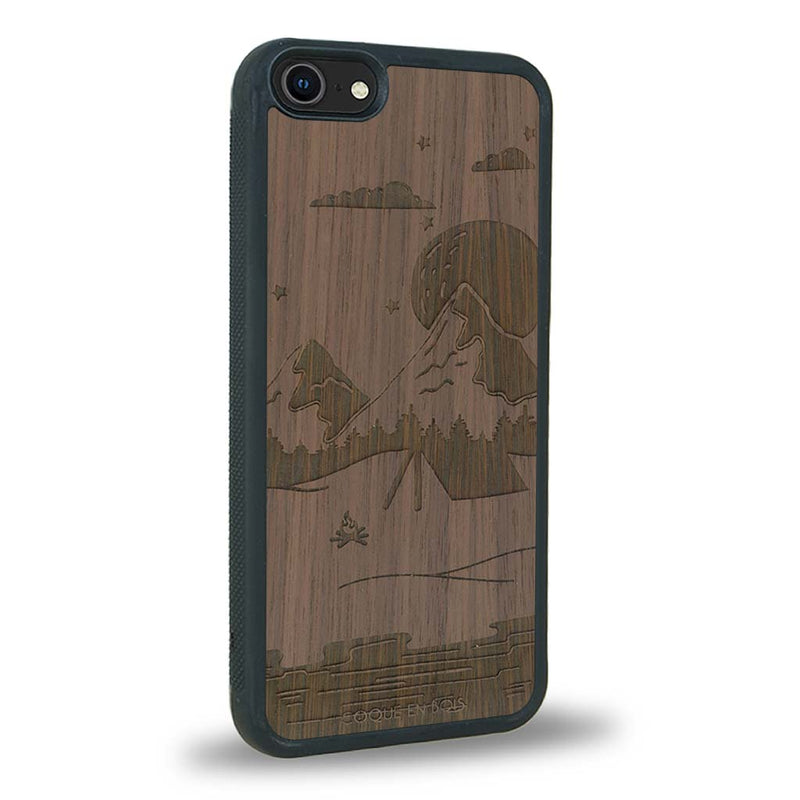 Coque iPhone 6 / 6s - Le Campsite - Coque en bois